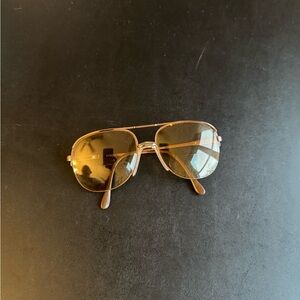 Vintage Classic Aviator Sunglasses - Gold Frame